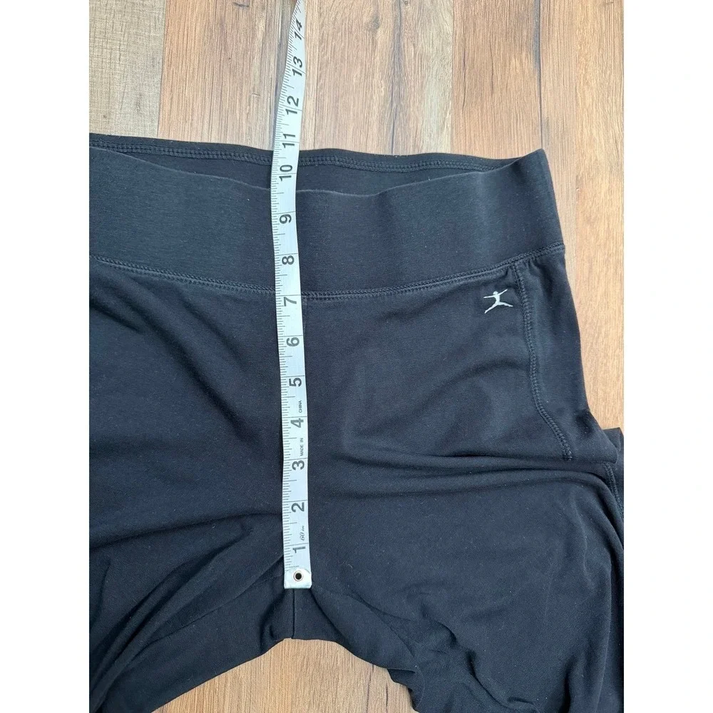 Danskin Black Leggings Women Small 4-6 Athletic Yoga‎ Stretch Pants High Rise